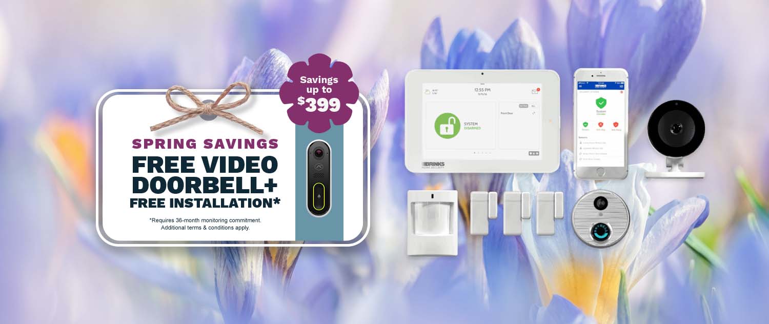 Brinks Home Free Video Doorbell Plus Free Installation
